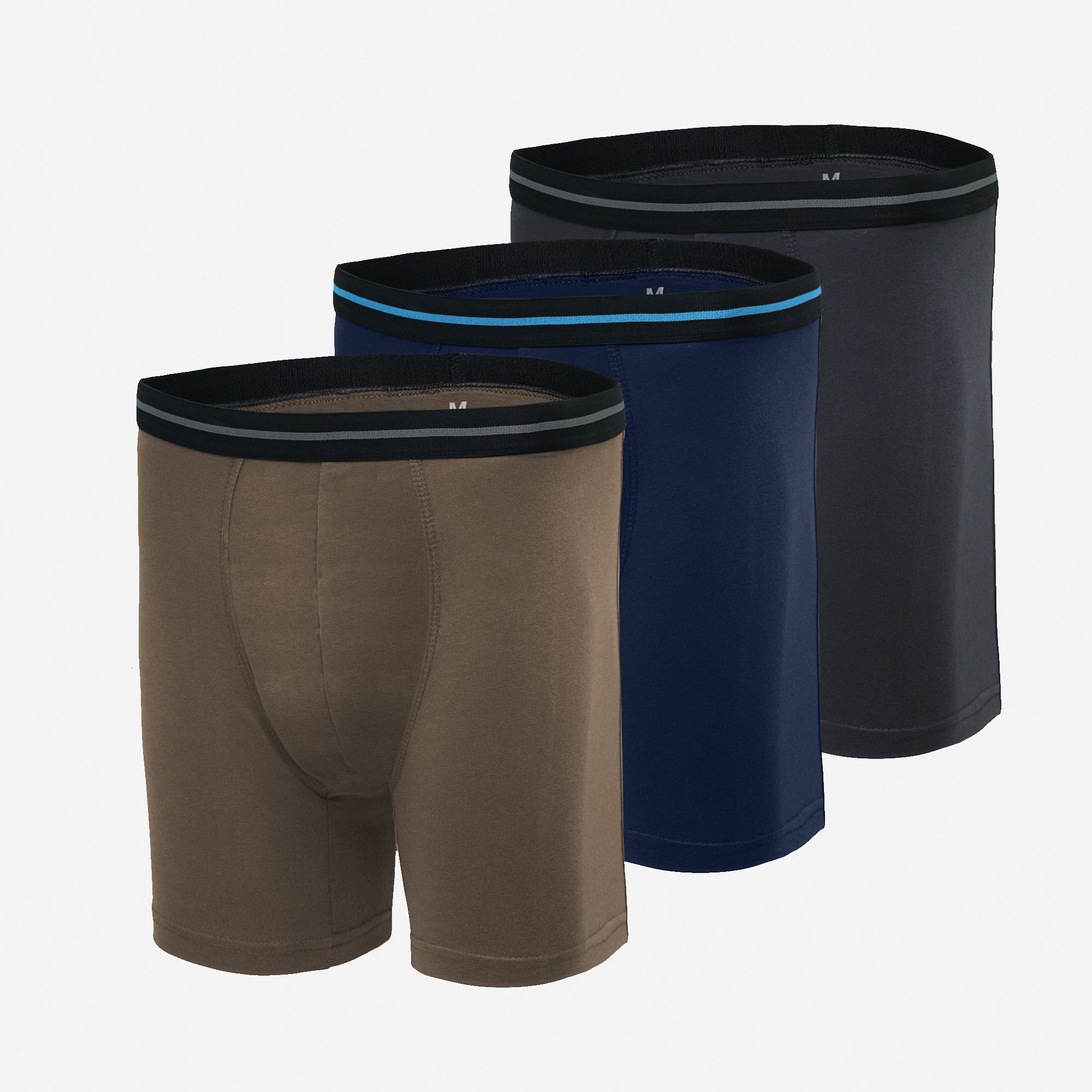 Men's Underwear Boxer Briefs With Comfort Flex Waistband - Pack of 3