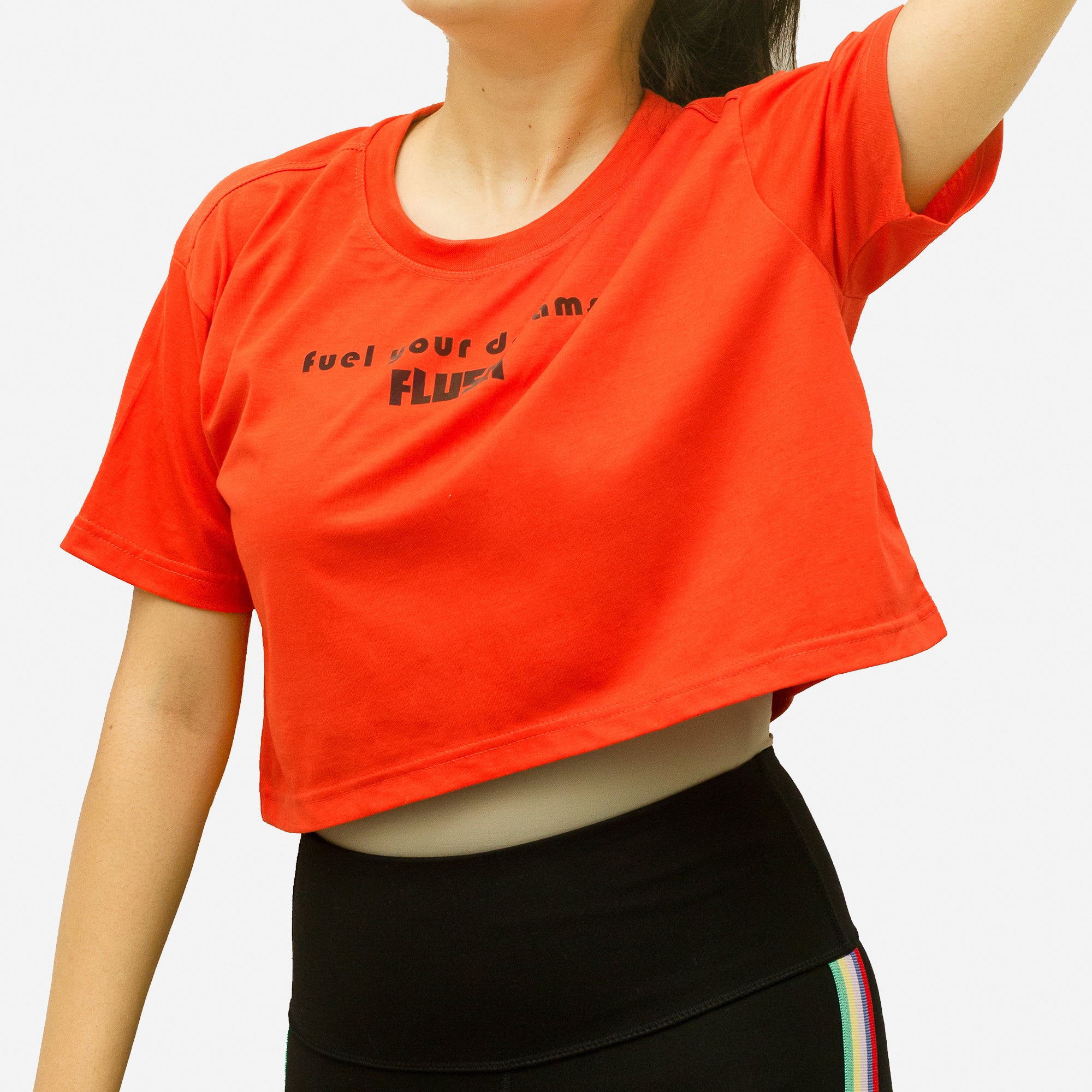 Women’s Yoga Crop Top Loose Fit Short Sleeve