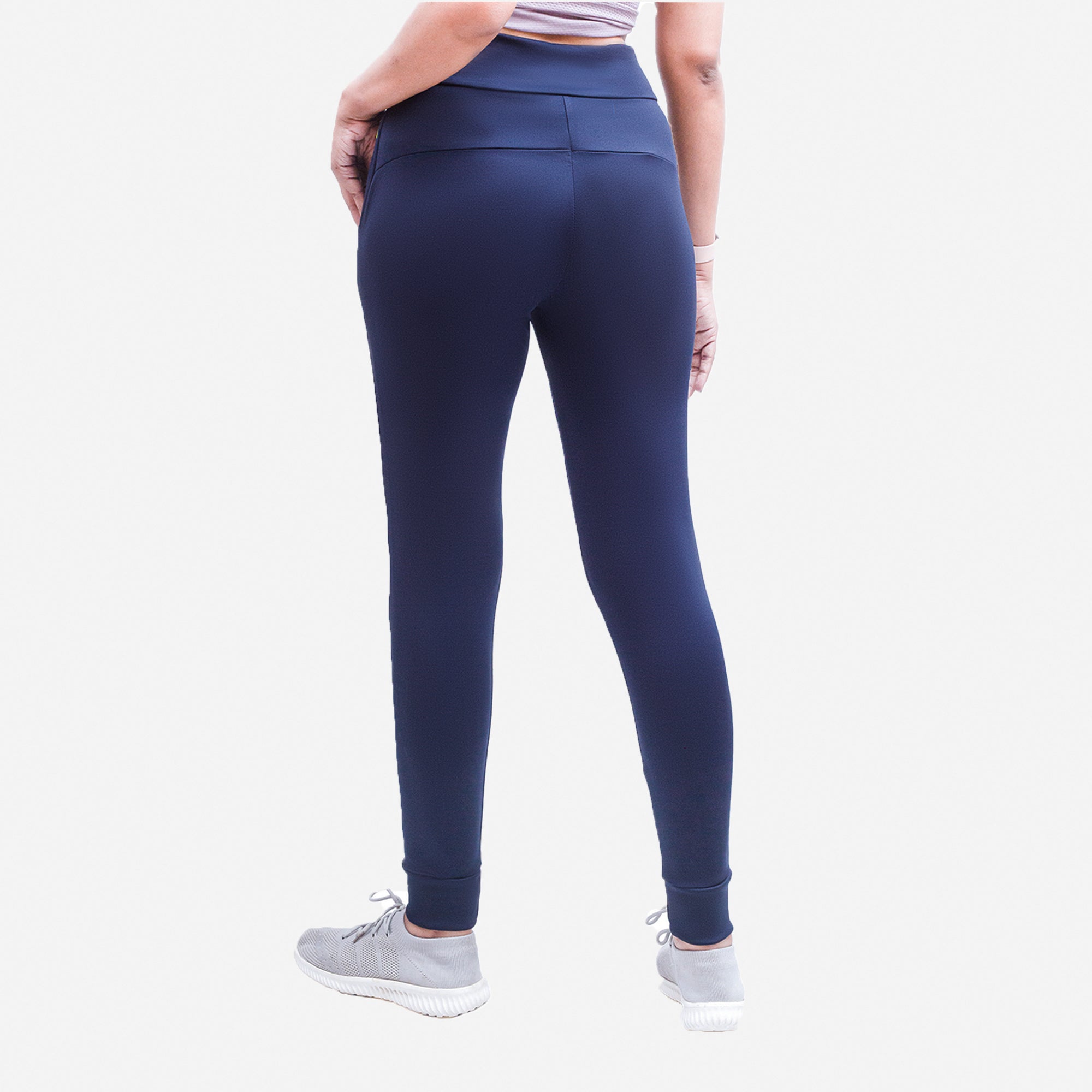 Women’s Joggers Pants, Workout Yoga Athletic Leggings - NavyBlue