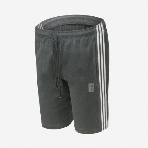 Sports Athletic Gym Outdoor Shorts With Secure Zipper Pocket Three StripesX